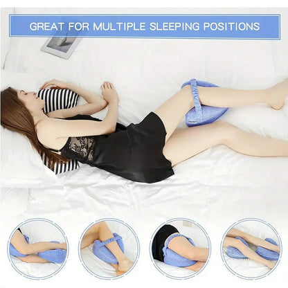Memory Foam Leg Knee Foam Support Pillow Side Sleeper Adjustable Strap For Pregnant Women Elderly  Relief Pillow For Bed Sofa