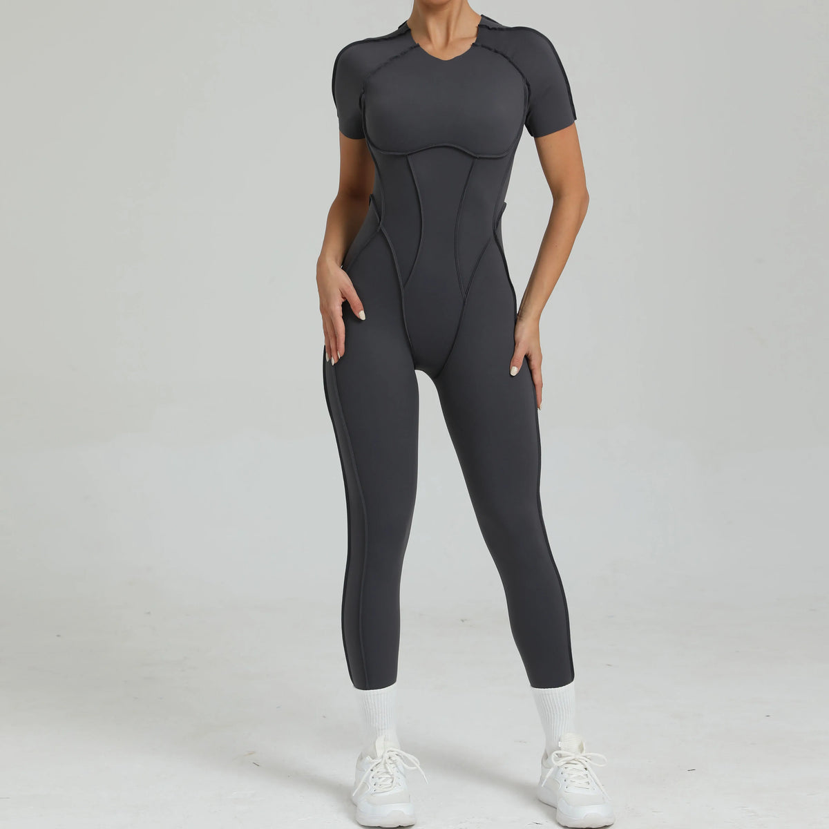 Short Sleeve Jumpsuit