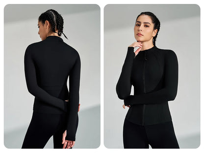 Full-Zip Yoga Jacket