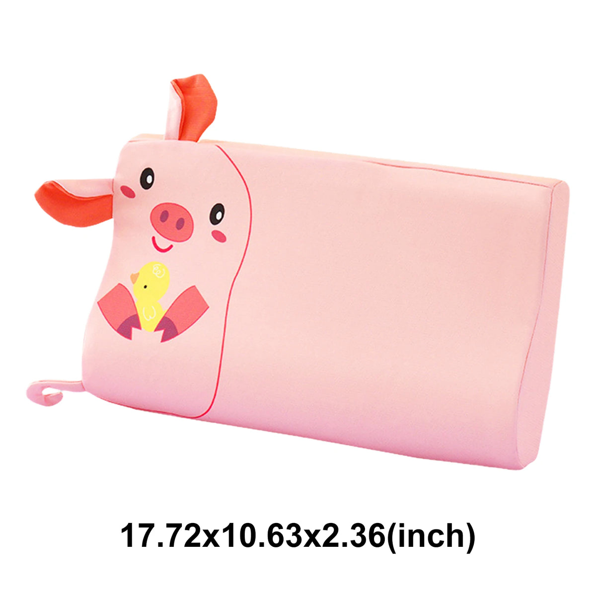 Kids Baby Cooling Bed Pillows Soft Breathable Memory Foam Cartoon Toddler Sleeping Pillow Washable & Skin-Friendly for 3-12 Age