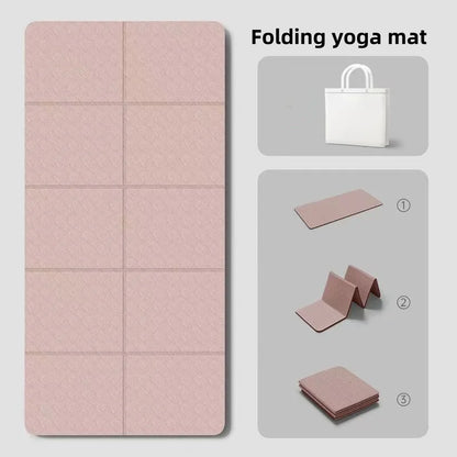 Folding TPE Non-Slip Yoga Mat