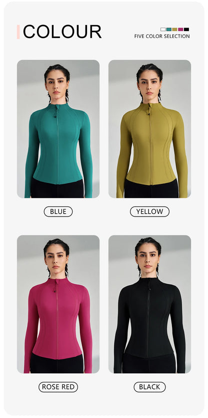 Full-Zip Yoga Jacket