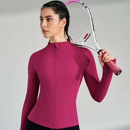 Full-Zip Yoga Jacket