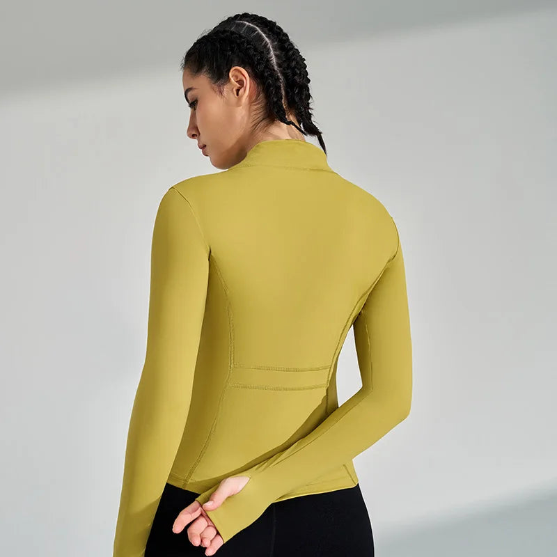 Full-Zip Yoga Jacket
