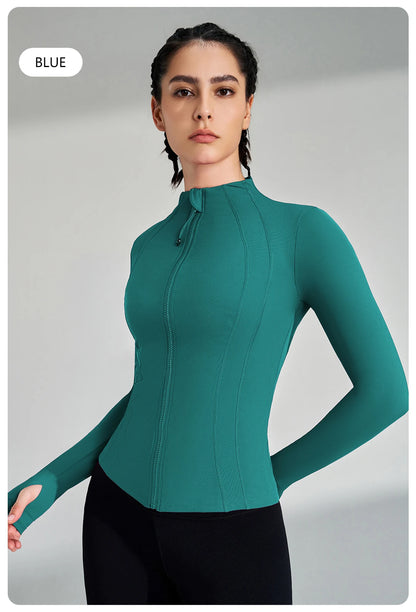Full-Zip Yoga Jacket