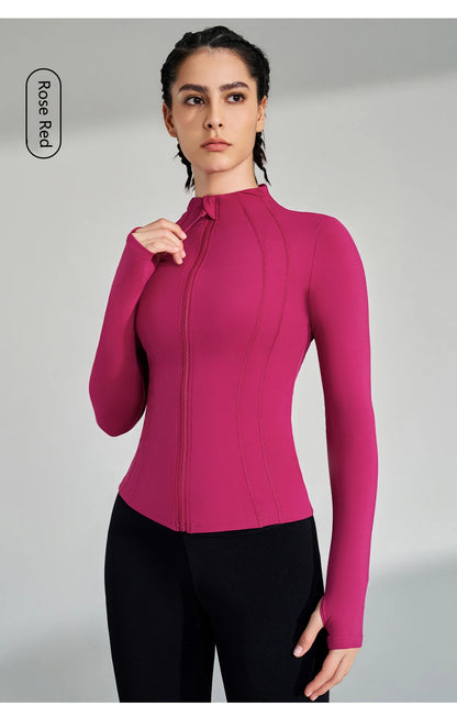 Full-Zip Yoga Jacket