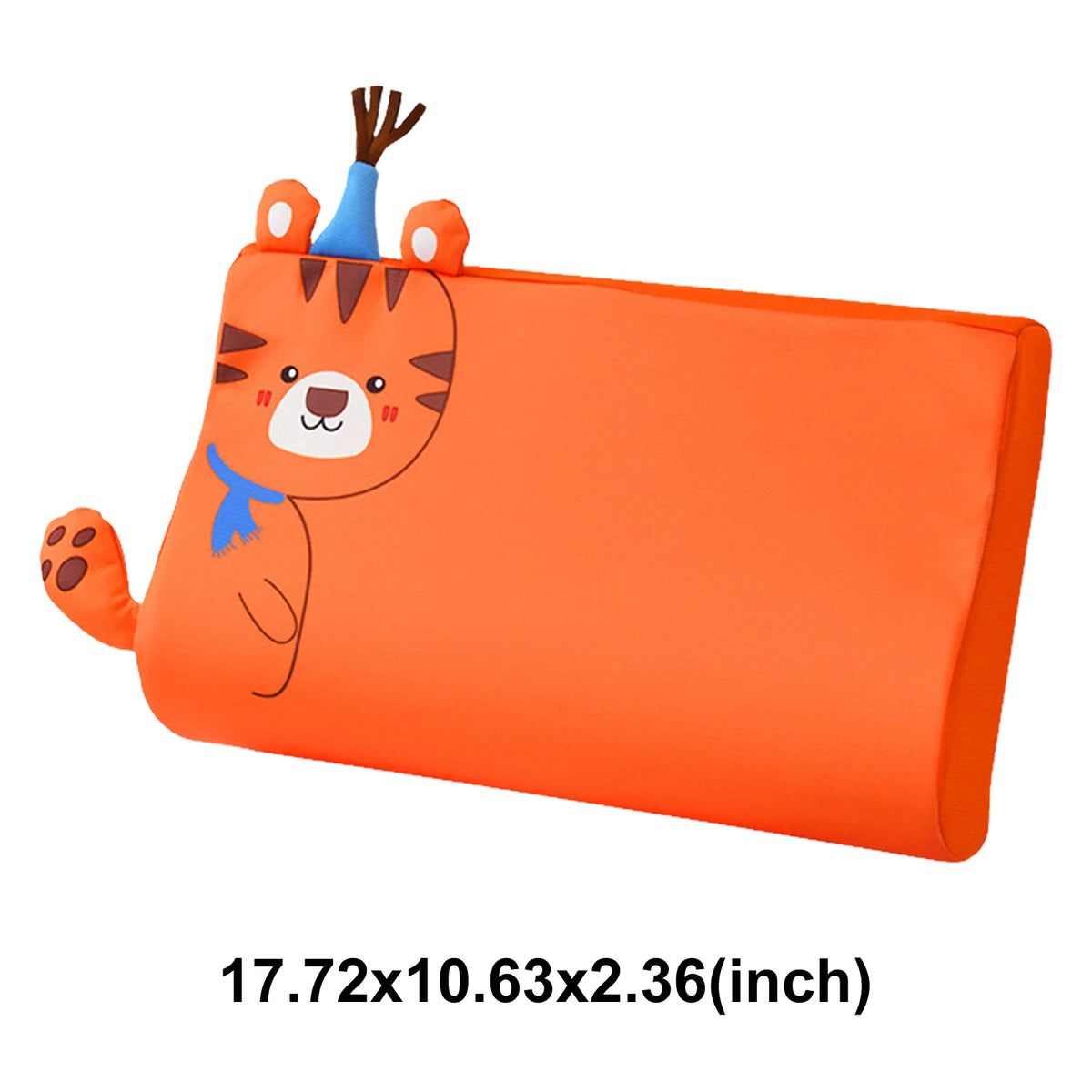 Kids Baby Cooling Bed Pillows Soft Breathable Memory Foam Cartoon Toddler Sleeping Pillow Washable & Skin-Friendly for 3-12 Age