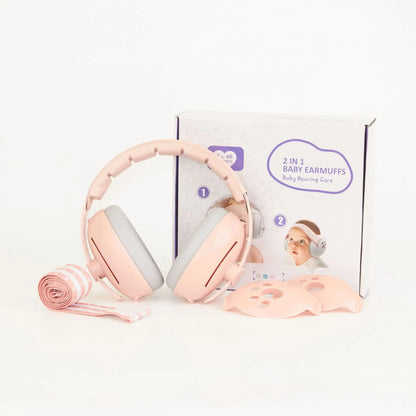 Baby Ear Protection for Babies and Toddlers Noise Reduction Earmuffs Baby Headphones Against Hearing Damage Improves Sleep