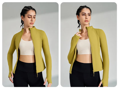 Full-Zip Yoga Jacket