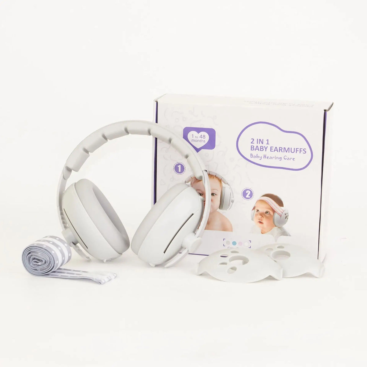 Baby Ear Protection for Babies and Toddlers Noise Reduction Earmuffs Baby Headphones Against Hearing Damage Improves Sleep