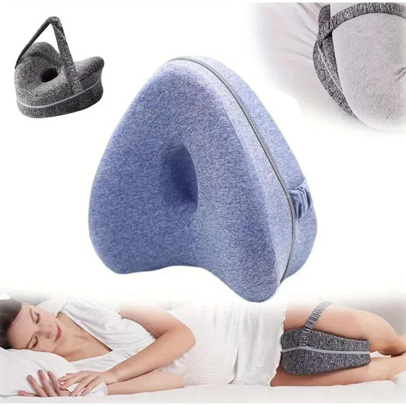 Memory Foam Leg Knee Foam Support Pillow Side Sleeper Adjustable Strap For Pregnant Women Elderly  Relief Pillow For Bed Sofa