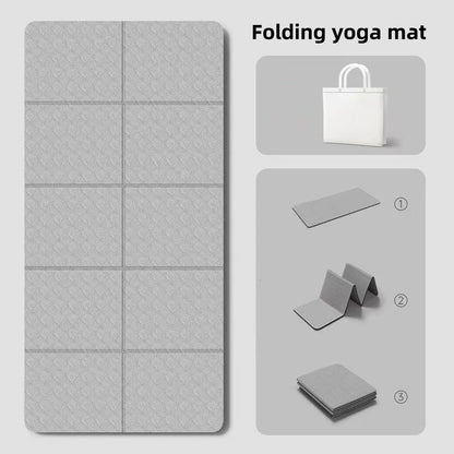 Folding TPE Non-Slip Yoga Mat