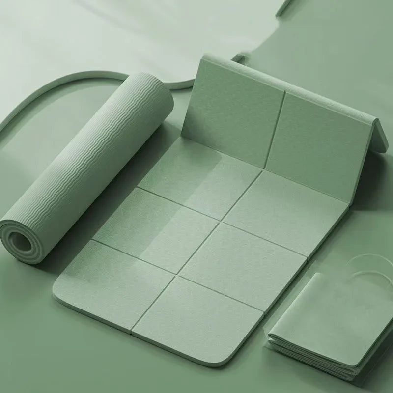 Folding TPE Non-Slip Yoga Mat