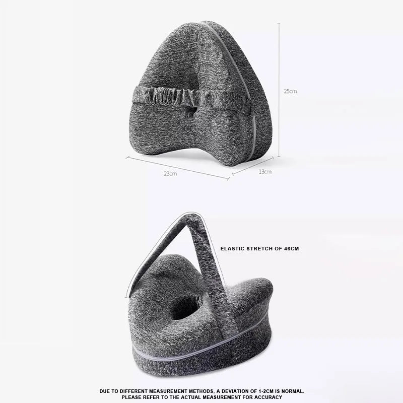 Memory Foam Leg Knee Foam Support Pillow Side Sleeper Adjustable Strap For Pregnant Women Elderly  Relief Pillow For Bed Sofa