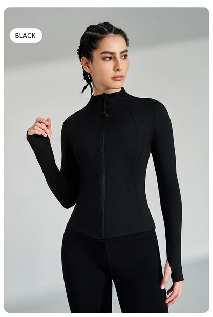 Full-Zip Yoga Jacket