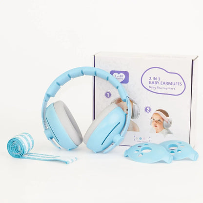 Baby Ear Protection for Babies and Toddlers Noise Reduction Earmuffs Baby Headphones Against Hearing Damage Improves Sleep
