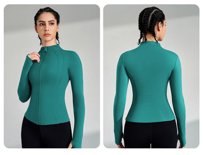 Full-Zip Yoga Jacket