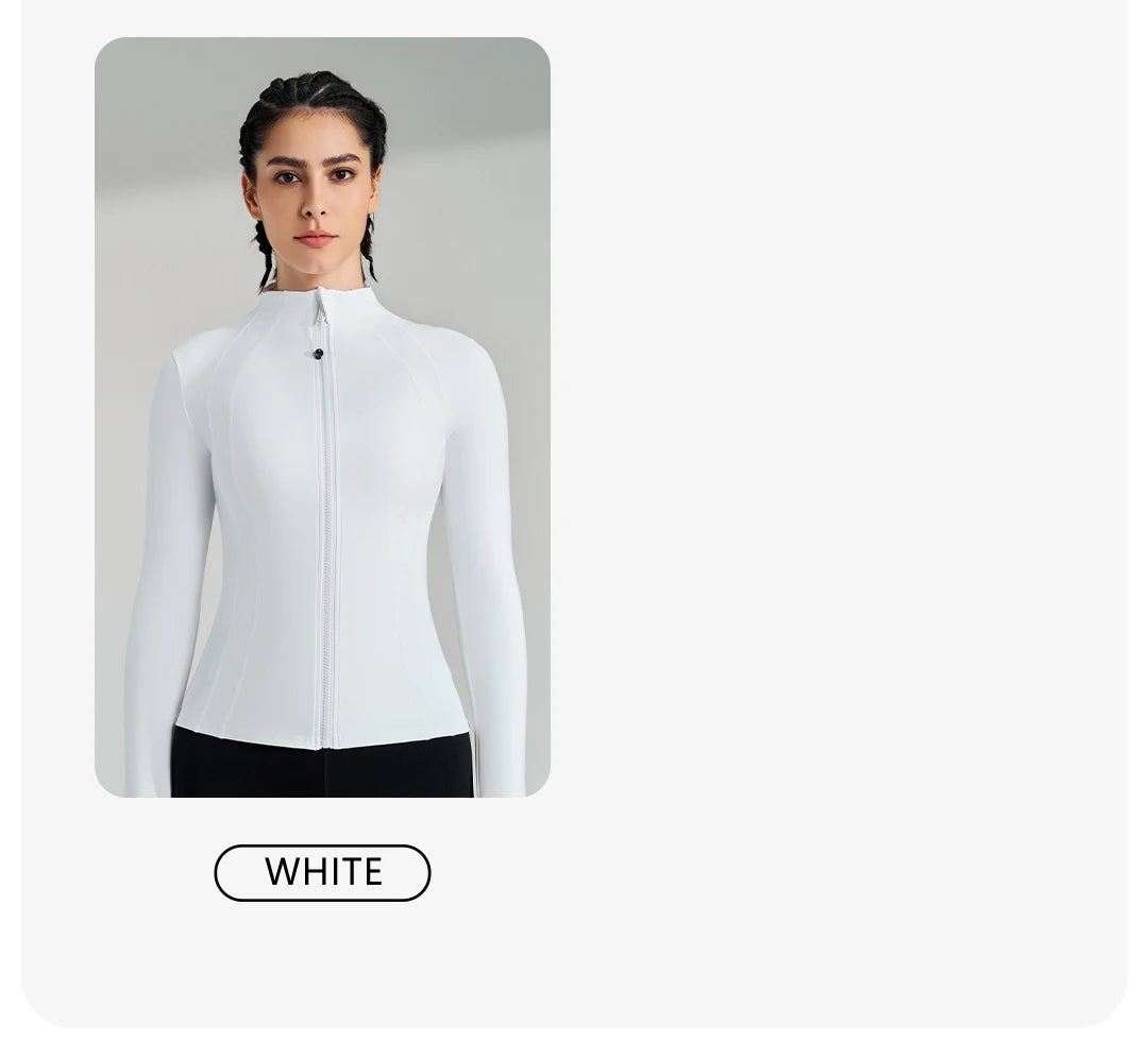 Full-Zip Yoga Jacket