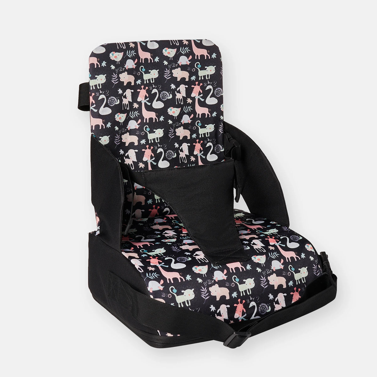 INSULAR Portable Foldable Anti‑Slip Baby Booster Seat Kids Dining Heightening Cushion Toddler Travel Dining Supplies