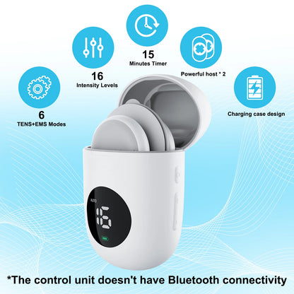 Masgre Wireless TENS EMS Unit - Pads for Electric Muscle Stimulator - Designed for Lower Back, Arm, Shoulder, Leg, and Foot