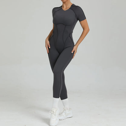 Short Sleeve Jumpsuit