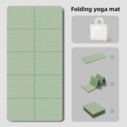 Folding TPE Non-Slip Yoga Mat