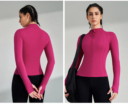 Full-Zip Yoga Jacket