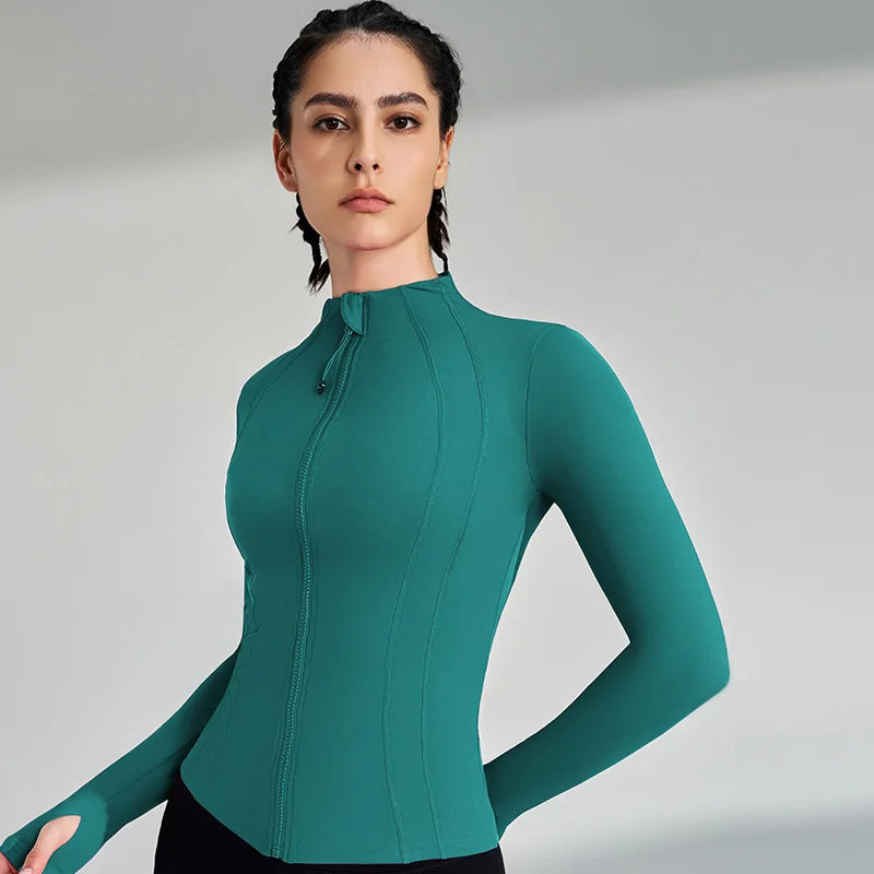 Full-Zip Yoga Jacket