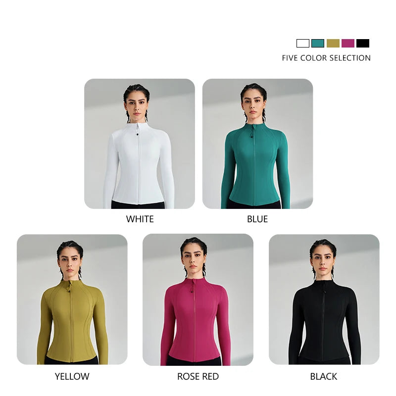 Full-Zip Yoga Jacket