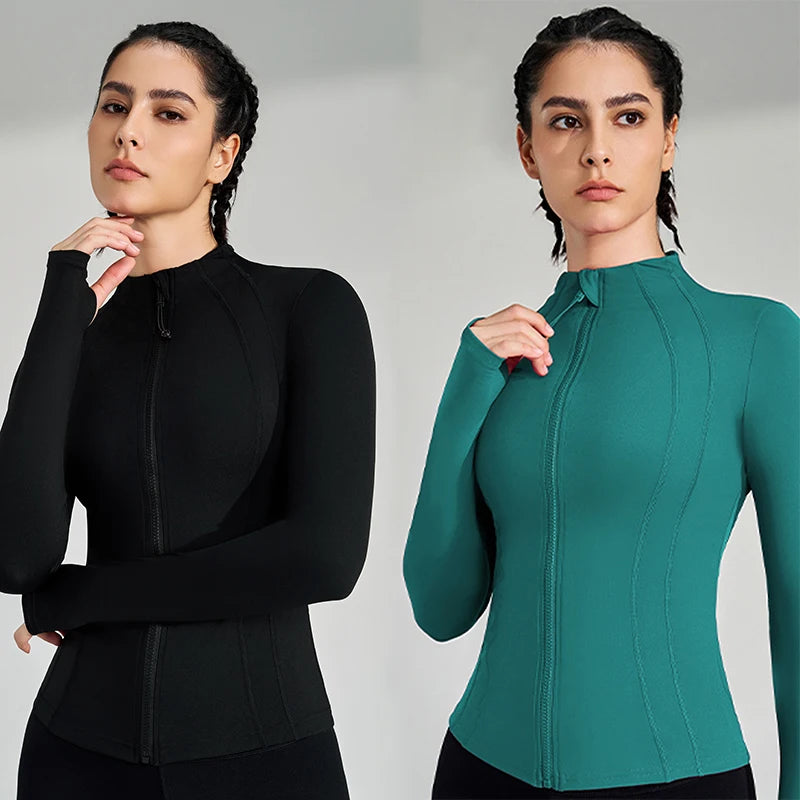 Full-Zip Yoga Jacket