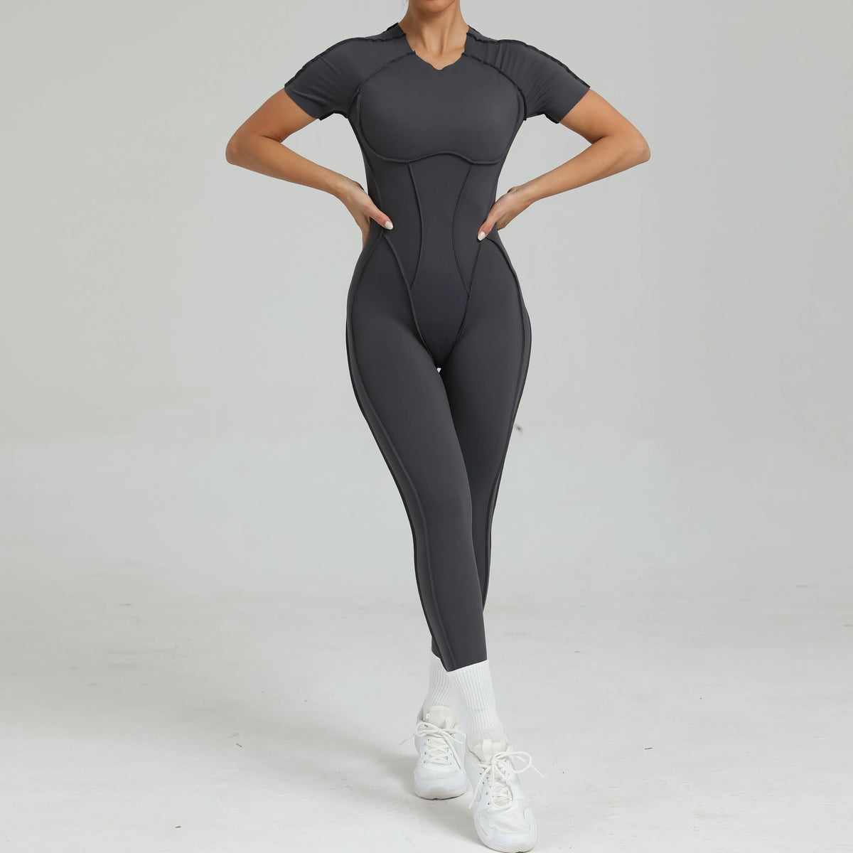 Short Sleeve Jumpsuit