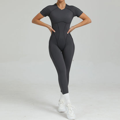 Short Sleeve Jumpsuit